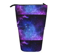 Bxzpzplj Tranquil - Estuche para lápices de pie con estampado de paisaje submarino para papelería de oficina, estuche retráctil para lápices, bolsa de trabajo, Universe Galaxy Star Space, Talla única