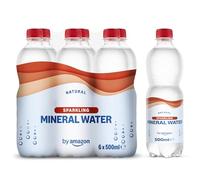 by Amazon Agua Mineral Natural Con Gas, 6x500ml