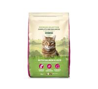 by Amazon Alimento seco completo para gatos adultos con salmón y arroz, 3 kg (Paquete de 1) (Anteriormente una marca Lifelong, el mismo producto)