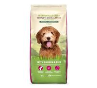 by Amazon Alimento seco completo para perros adultos con salmón y arroz, 15 kg (Paquete de 1) (Anteriormente una marca Lifelong, el mismo producto)