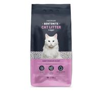 by Amazon Arena de bentonita para gatos, Premium con perfume de talco, 10L/7.5 kG, Paquete de 1