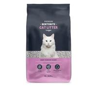 by Amazon Arena de bentonita para gatos, Premium con perfume de talco, 25L, Paquete de 1