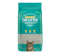 by Amazon Arenero Aglomerante Fino sin Perfume para Gatos, 10L (Paquete de 1)