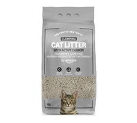 by Amazon Arenero Aglomerante sin Perfume con Carbón Activo para Gatos, 10L (Paquete de 1)