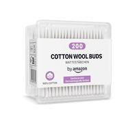 by Amazon Bastoncillos de algodón, 100% algodón, 200 unidades