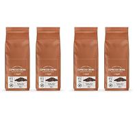 by Amazon - Café en grano Natural Espresso crema, tueste claro,- Certificado Rainforest Alliance, 500 g (Paquete de 4)