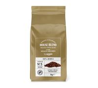 by Amazon Café En Grano Natural, Puro arabica, tueste medio, 1kg - certificados por Rainforest Alliance