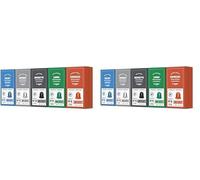 by Amazon Cápsula de café Paquete Variado compatibles con Nespresso, 100 Unidad, 5 Paquetes de 20, Certificado por Rainforest Alliance (Paquete de 2)