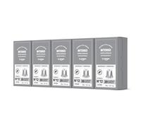 by Amazon - Cápsulas de café Intenso, tueste oscuro, compatibles con Nespresso, 100 unidades, 5 paquetes de 20, certificado Rainforest Alliance