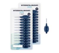 By Amazon Cepillo interdental de 0,60 mm, 24 unidades, 2 paquetes de 12 unidades, color azul oscuro