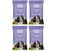 by Amazon - Chucherías para Perros - 20 Tiras de Pato y Pavo, 200 g (Paquete de 4)