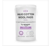 by Amazon Discos Desmaquillantes Maxi, 100% algodón, 50 discos
