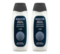 by Amazon Gel de ducha para hombres 3 en 1 Sensitive, 2 x 500ml