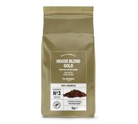 by Amazon House Blend - Granos de café dorados de 1 kg, 1 paquete