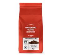 by Amazon Houseblend Classic Mezcla De Arábica Y Robusta Café En Grano De Tueste Natural, 1kg