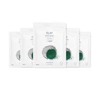 by Amazon Mascarilla facial de arcilla con efecto desintoxicante, 18 ml, paquete de 5 unidades