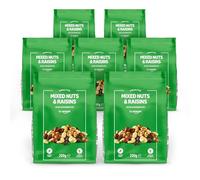 by Amazon Mezcla de Frutos Secos y Uvas Pasas - 200g, paquete de 7