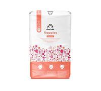 By Amazon Pañales ultra-secos, Talla 1 (2-5 kg), Con canales, Bianco, 48 Unidad (1 Paquetes de 48) - Nueva versión (Anteriormente una marca Mama Bear brand, el mismo producto)