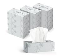 by Amazon Pañuelos de 4 Capas, 1200 hojas (12 Paquetes de 100 Hojas)