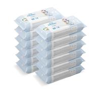 by Amazon Toallitas Húmedas Disney Pure Baby, 100% Fibras Vegetales, 99% Agua, 720 Toallitas, sin Perfume, 12 Paquetes de 60 (Anteriormente Marca by Amazon, Mismo Producto)