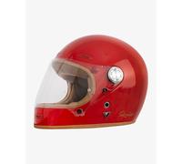 By City Casco Roadster III Red, Integral de Fibra de Vidrio, Interior Desmontable (S)