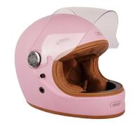 By City Casco Roadster III Rosa, Integral de Fibra de Vidrio, Interior Desmontable, Preparado para Bluetooth (S)
