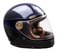 BY CITY Cascos Roadster III Golden / Blue Carbon XXL