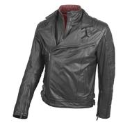 BY CITY | Chaqueta Kings Hombre | Chaqueta Moto Invierno | Chaqueta de Moto con Protecciones | Con Bolsillos Interiores y Exteriores | Fabricada en Piel de Primera Calidad