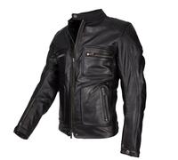 BY CITY | Chaqueta Lemans II Hombre | Chaqueta Moto Invierno | Chaqueta de Moto con Protecciones | Con Bolsillos Interiores y Exteriores | Fabricada en Piel de Primera Calidad