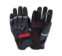 BY CITY - Guantes Cali Man - Tejido Tipo Cordura Resistente a la Abrasión - Protecciones de Nudillos en TPU - Función Táctil en Dedo Índice y Pulgar - Talla S - Azul