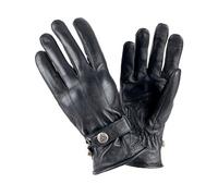 BY CITY | Guantes de Invierno para Moto Elegant Lady | Guantes de Piel | Protecciones en Nudillos | Zonas Acolchadas | Refuerzo Antiabrasión en la Palma | Membrana Impermeable (XS, Black)