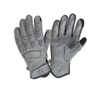 BY CITY | Guantes de Verano para Moto Pilot II Man | Guantes de Piel | Protecciones Rígidas en Nudillos | Zonas Acolchadas | Refuerzo Antiabrasión en la Palma | Transpirables