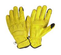 BY CITY | Guantes de Verano para Moto Pilot II Man | Guantes de Piel | Protecciones Rígidas en Nudillos | Zonas Acolchadas | Refuerzo Antiabrasión en la Palma | Transpirables