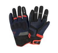 BY CITY - Guantes Heko Man - Tejido Cordura Resistente a Abrasión - Protecciones de Nudillos PU Integradas - Función Táctil para Dispositivos - Ventilación Óptima con Malla - Talla S - Azul