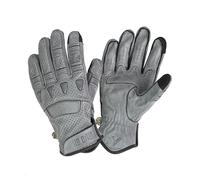 BY CITY - Guantes Pilot II Hombre - Piel Durabilidad Y Confort - Refuerzo Antiabrasión En La Palma para Protección Extra - Talla L - Gris
