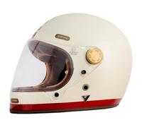BY CITY - Helmet Roadster III Race - Carcasa De Fibra De Vidrio Resistente Y Ligera - Relleno Multi-Densidad Que Absorbe Impactos - Visor Inyectado para Visión Clara Y Sin Distorsiones - Talla L