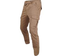 BY CITY Pantalón Army Man Cargo, Protecciones Desmontables, Tallas XS-XXXL, Negro, Azul, Arena, Verde (FR/ES, Números, 48, Regular, Regular, Beige)