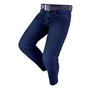 BY CITY - Pantalón Route II Hombre Light Blue - Denim Resistente a la Abrasión - Tecnología de Hilo Recubierto - Protecciones Desmontables Flexishock - Cierre con Cremallera YKK - S/30 - Light Blue