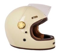 By City Roadster III Cream , Casco Integral de Fibra de Vidrio, Interior Desmontable (L)