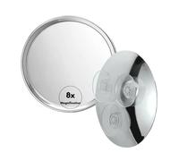 BY DORIBELL Espejo de Aumento x8 con ventosas Cromado