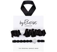 By Eloise - Silver & Black - Lazos para el pelo 2 St.