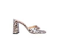 By Far Juju Leopard Print Patent Leather Talla: 35 | Zapatos de Mula Outlet | Mujer