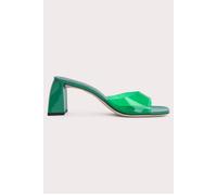 By Far Romy Clover Green Pvc And Patent Leather Clover Green Talla: 37 | Zapatos de Mula Outlet | Mujer | Verde