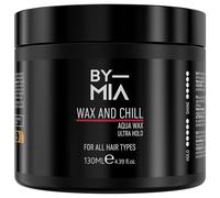 BY MIA Wax und Chill Aqua Wax 130 ml | Ultra Grip | Brillo Look | Control de bordes | Cera para el cabello para hombres y mujeres