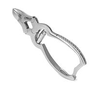 By MILLY Cortaúñas profesionales de acero inoxidable, para uñas encarnadas o gruesas, resistente, color plateado