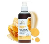 By Nature - Crema de día con miel de manuka, colágeno y probióticos: fórmula nutritiva para calmar la piel Skincar