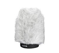 BY-P120 - Parabrisas de piel y espuma de celda abierta para micrófonos de escopeta entre 19 y 23 mm de diámetro con profundidad interior de 120 mm (Boya)