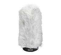 BY-P160 - Parabrisas de piel y espuma de celdas abiertas para micrófonos de escopeta de entre 19 y 23 mm de diámetro con profundidad interior de 160 mm (Boya)