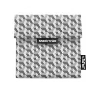 By Roll'eat Boc'N'Roll Porta Snacks Go Tiles Negro 1ud