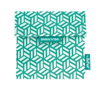 By Roll'eat Boc'N'Roll Porta Snacks Go Tiles Verde 1ud